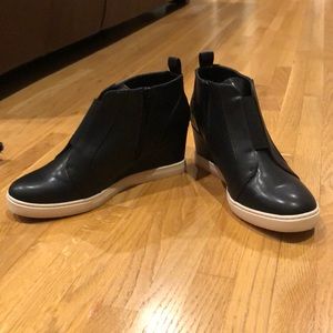 A New Day Women's Kolie Wedge Black Sneakers - NWOT - size 9.5